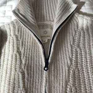 Aerie 3/4 Zip Sweater